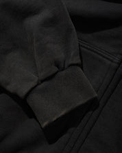 Campus Zip-Thru Hood - Washed Black