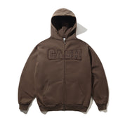 Campus Zip-Thru Hood - Washed Brown