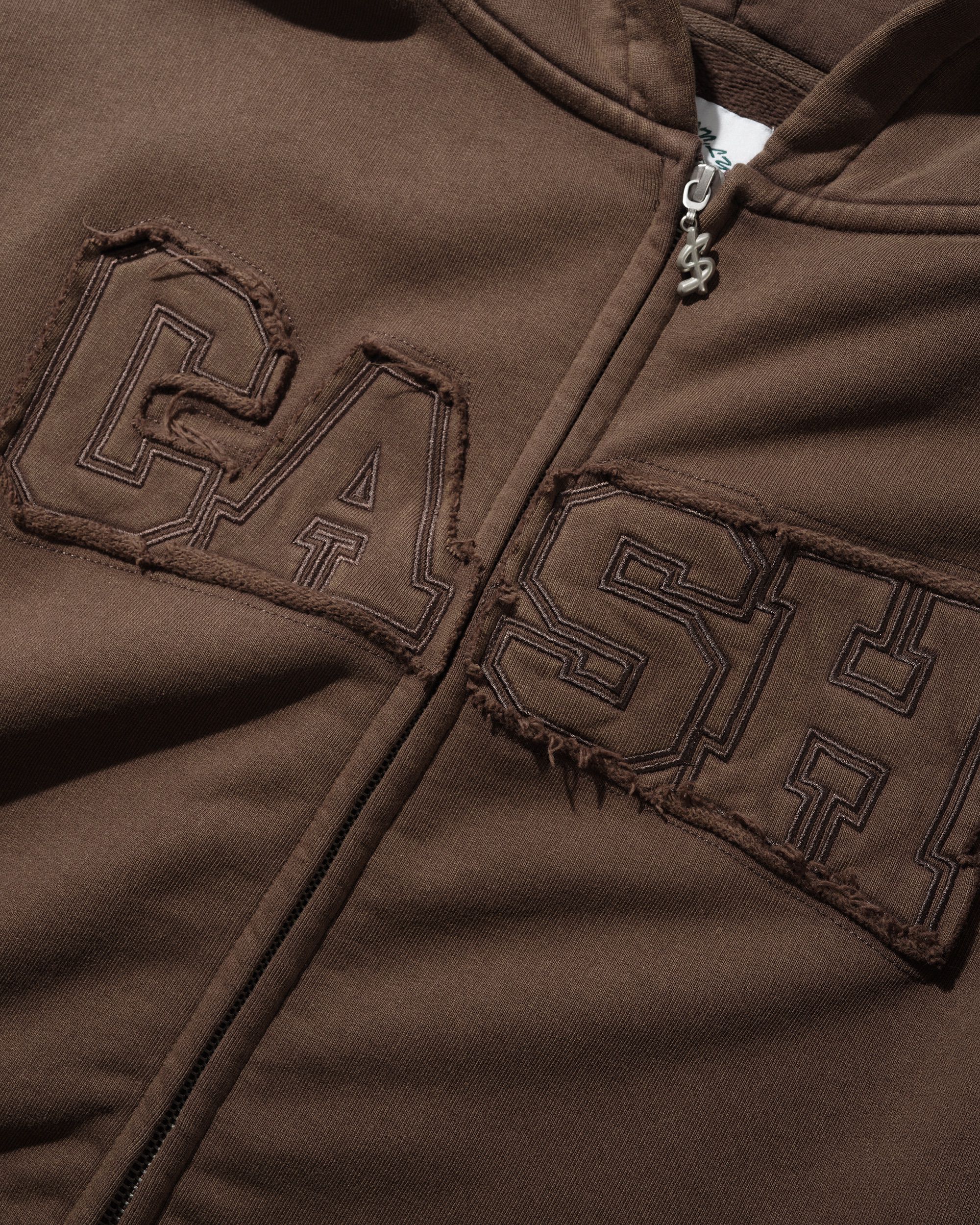 Campus Zip-Thru Hood - Washed Brown
