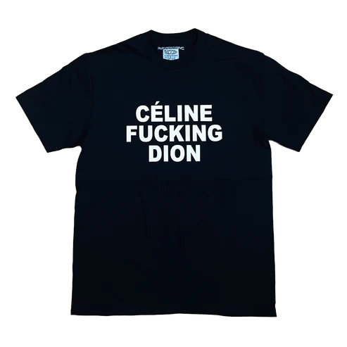 T-Shirt Céline Dion - Noir/Blanc