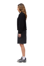 Classic Small Logo Crewneck - Black
