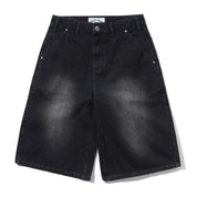 Club Denim Shorts - Washed Black