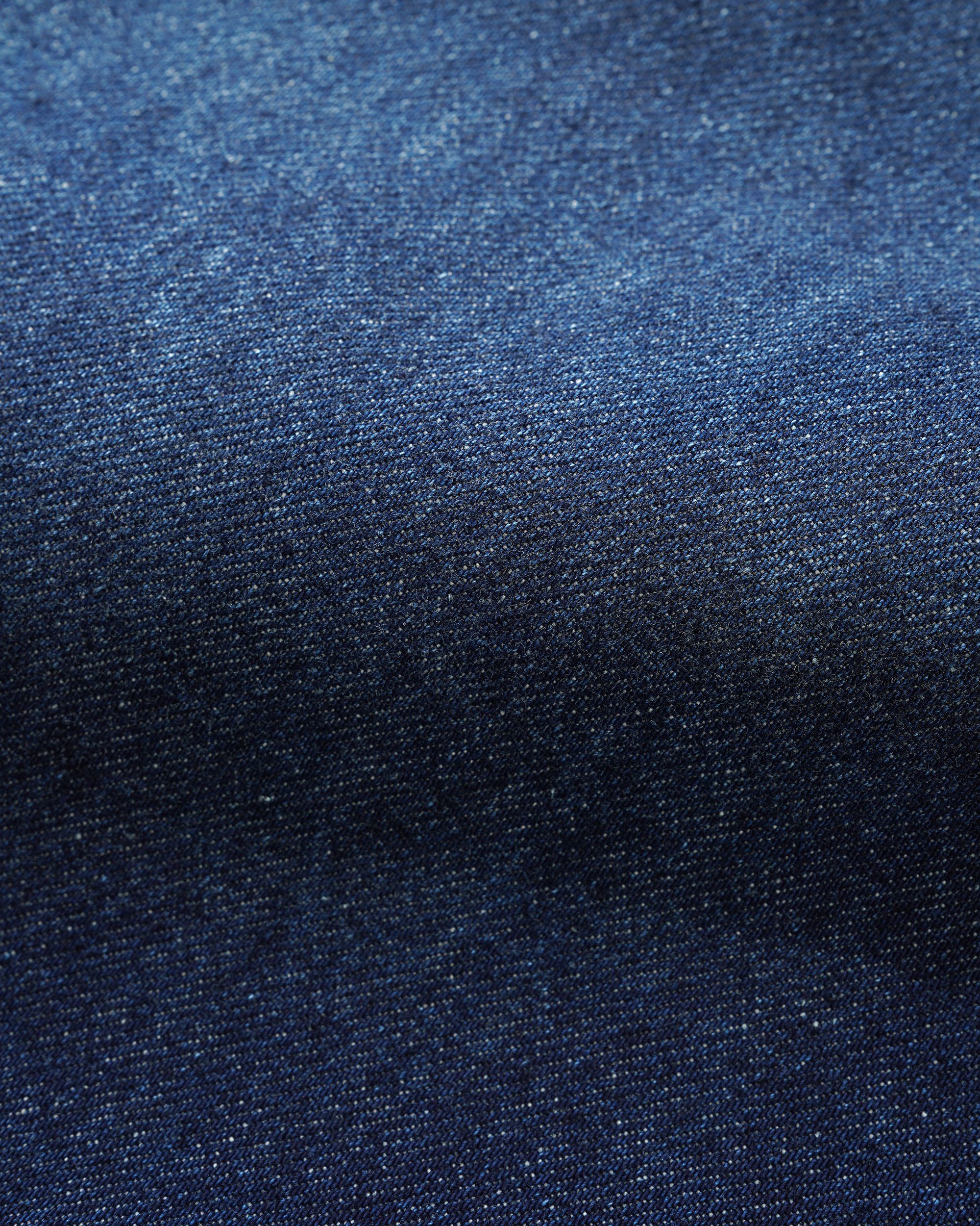 Company Short en Denim - Bleu Slub Délavé et Usé