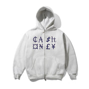 Currency Sweat à Capuche Zippé - Gris Cendré