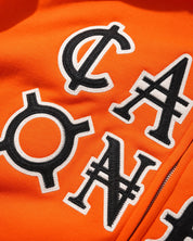 Currency Sweat à Capuche Zippé - Orange