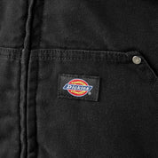 Hilham Canvas Bomber Jacket - Black (BLK)