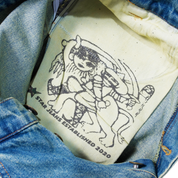 Faded Denim Shorts - Blue