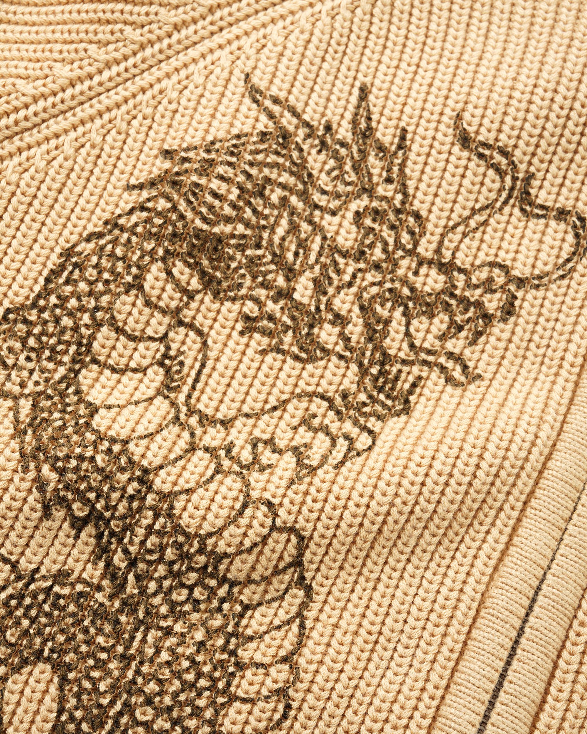 Dragon Pull Zippé en Maille - Sable