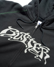 Sweat à Capuche Zippé Drummer - Noir Délavé