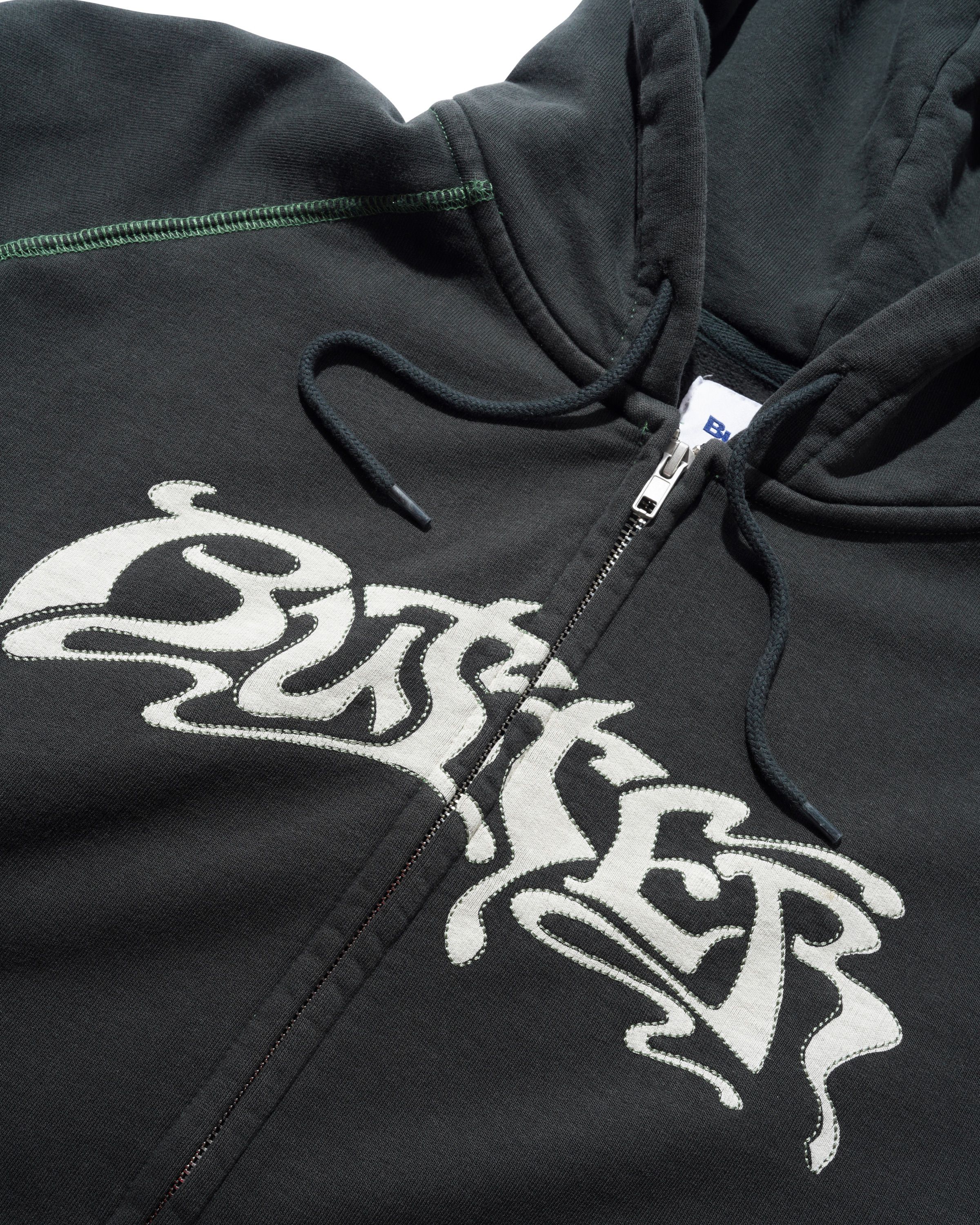 Sweat à Capuche Zippé Drummer - Noir Délavé