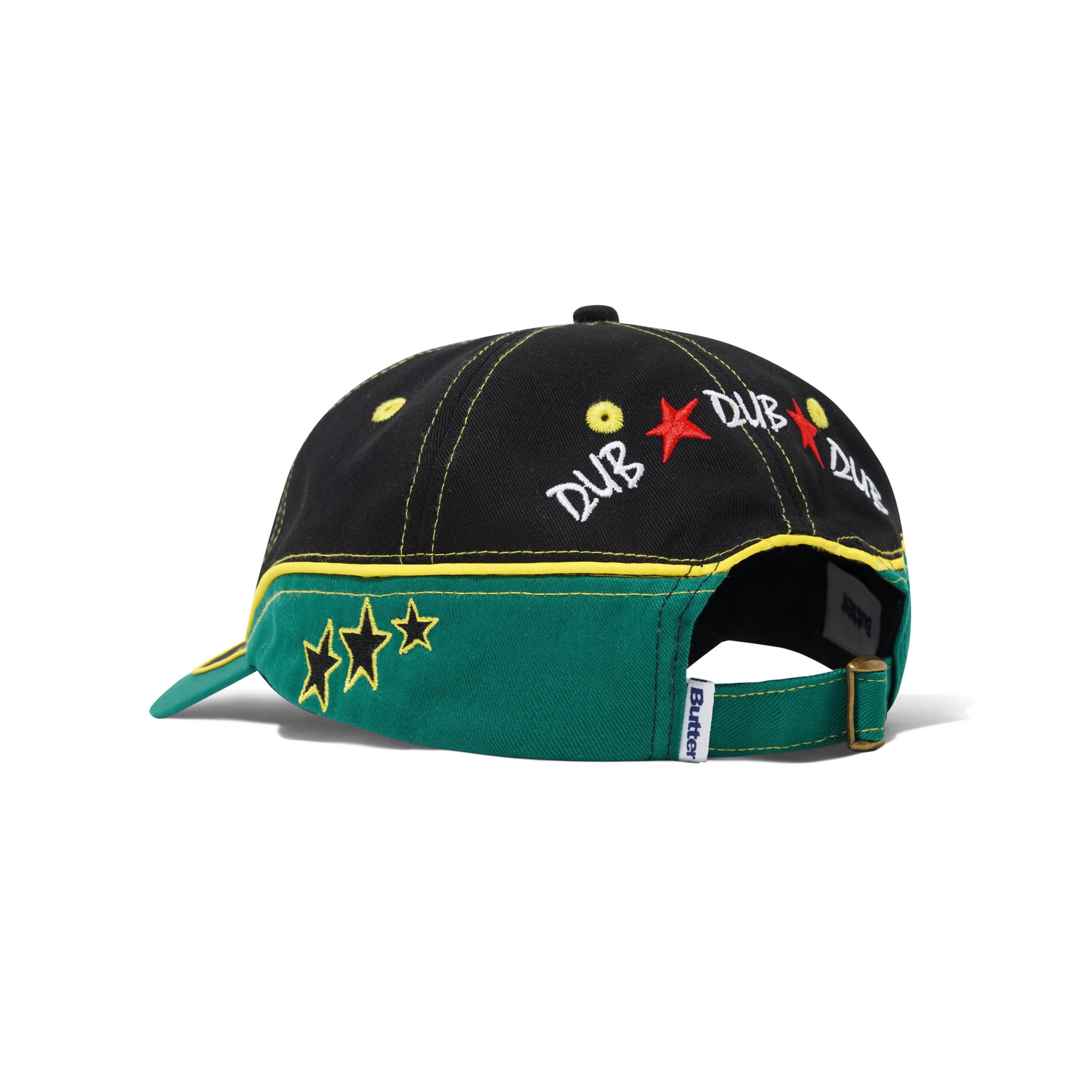 Casquette 6 Panneaux Dub - Noir/Vert