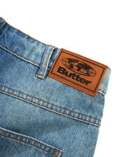 Encounter Jeans en Denim - Bleu Slub Délavé