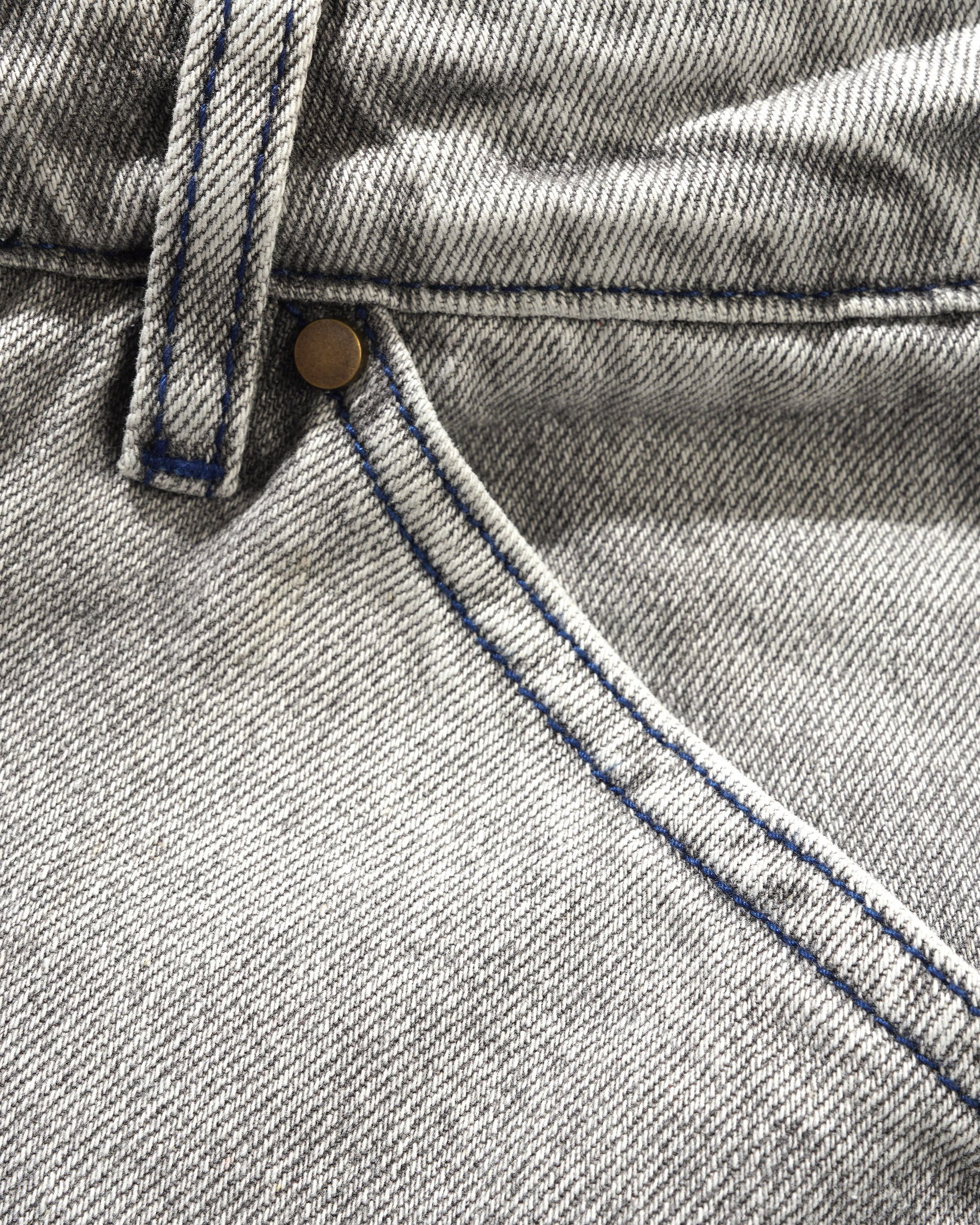 Encounter Jeans en Denim - Gris Doux Délavé