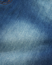 Encounter Denim Shorts - Washed Slub Blue