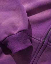 Encounter Sweat à Capuche Zippé - Violet Délavé