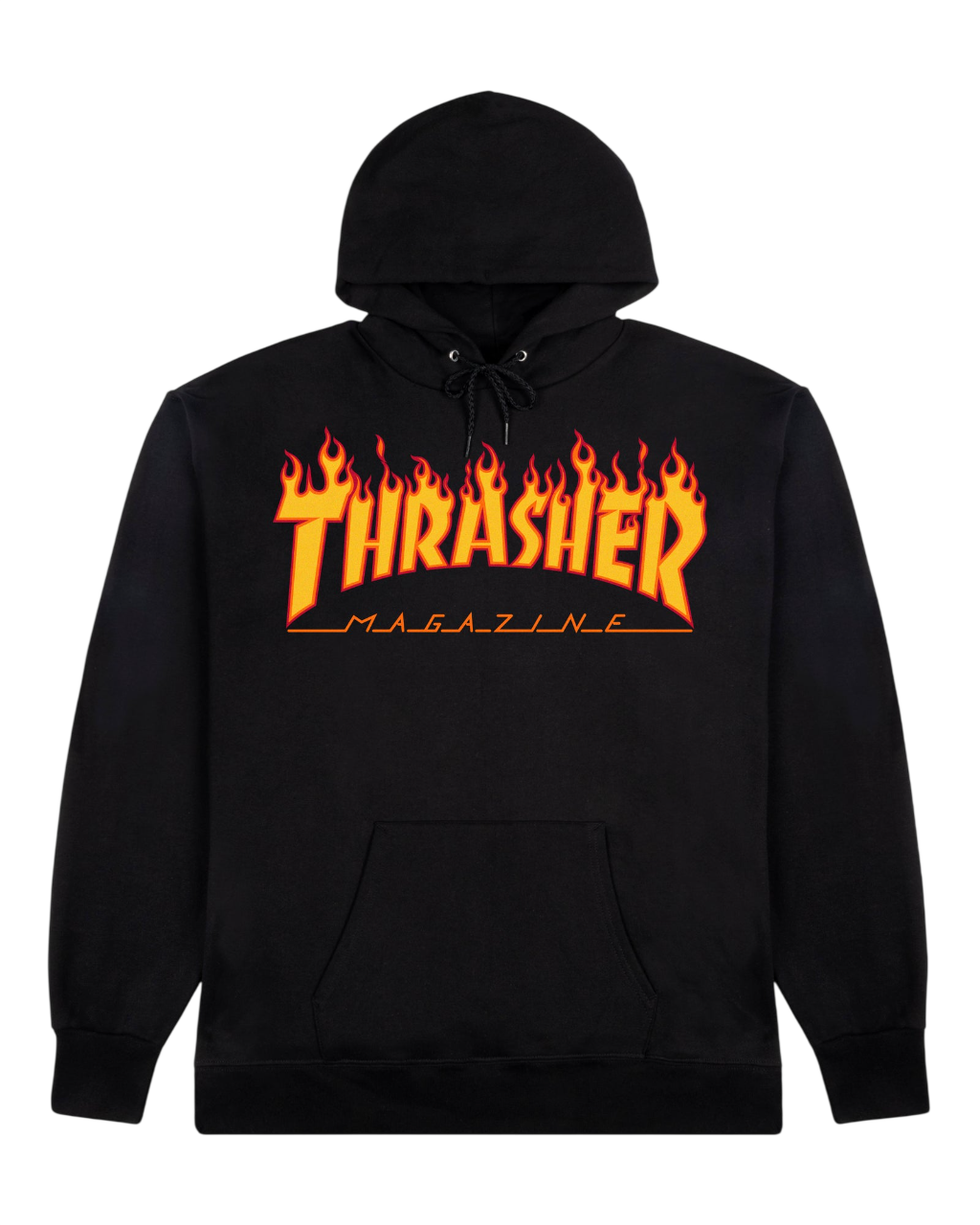 Youth Flame Hoodie - Black