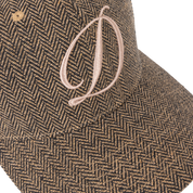D Full Fit Cap - Herringbone Oak