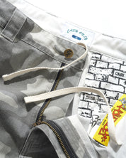Halfway Shorts - Ripstop Camouflage Gris