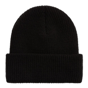 Hex Patch Cuff Beanie - Black