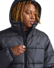 Hillgate Hooded Puffer Jacket - Black