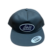 Gas Station Casquette Snapback 5 Panneaux Légèrement Structurée - Charbon