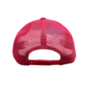 Gas Station 5-Panel Retro Trucker Cap - Red