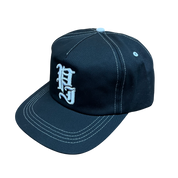 Casquette Snapback 5 Panneaux Stamp - Noir/Blanc/Gris