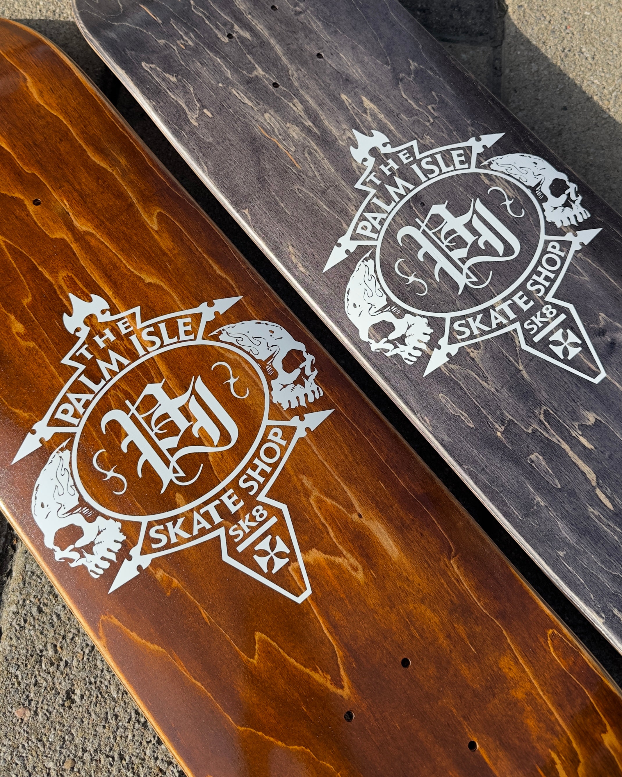 Crest Stained Veneer Symmetrical Deck