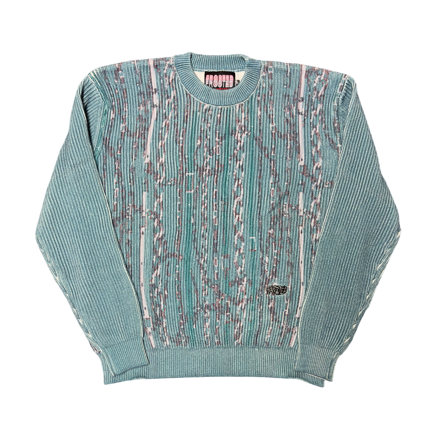 Chain Knit - Dolphin Blue