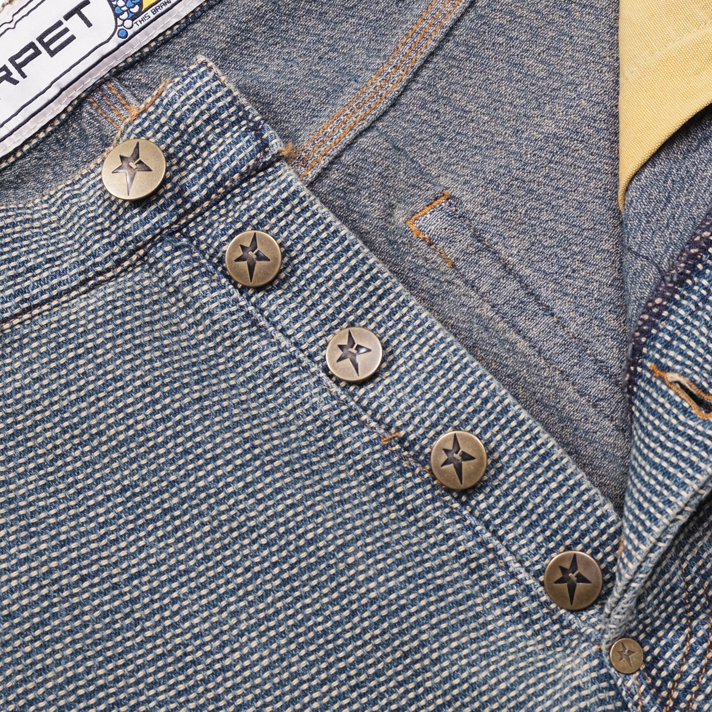 Interlock Stitch Denim - Black