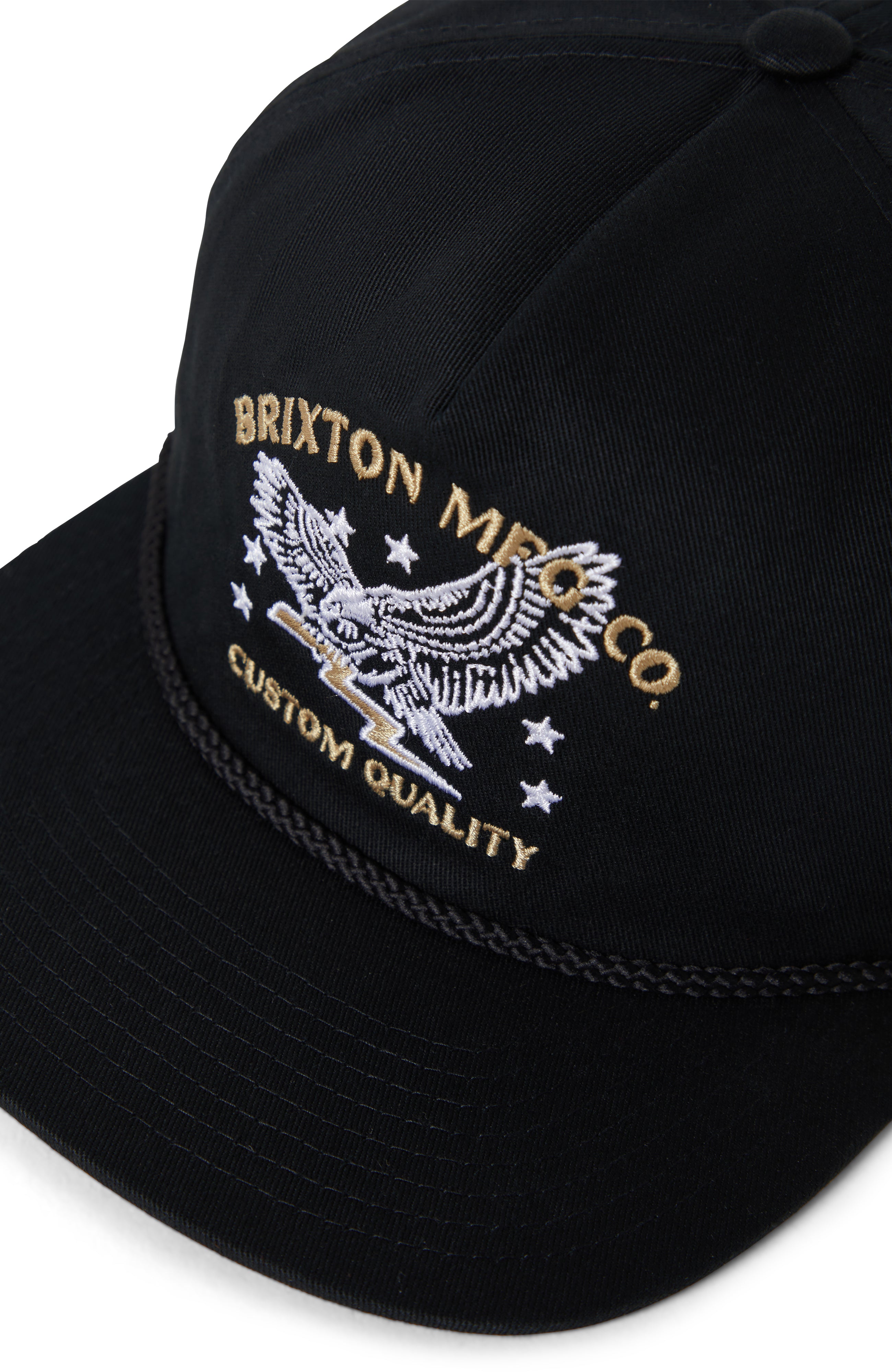 Lamont Snapback Hat - Black