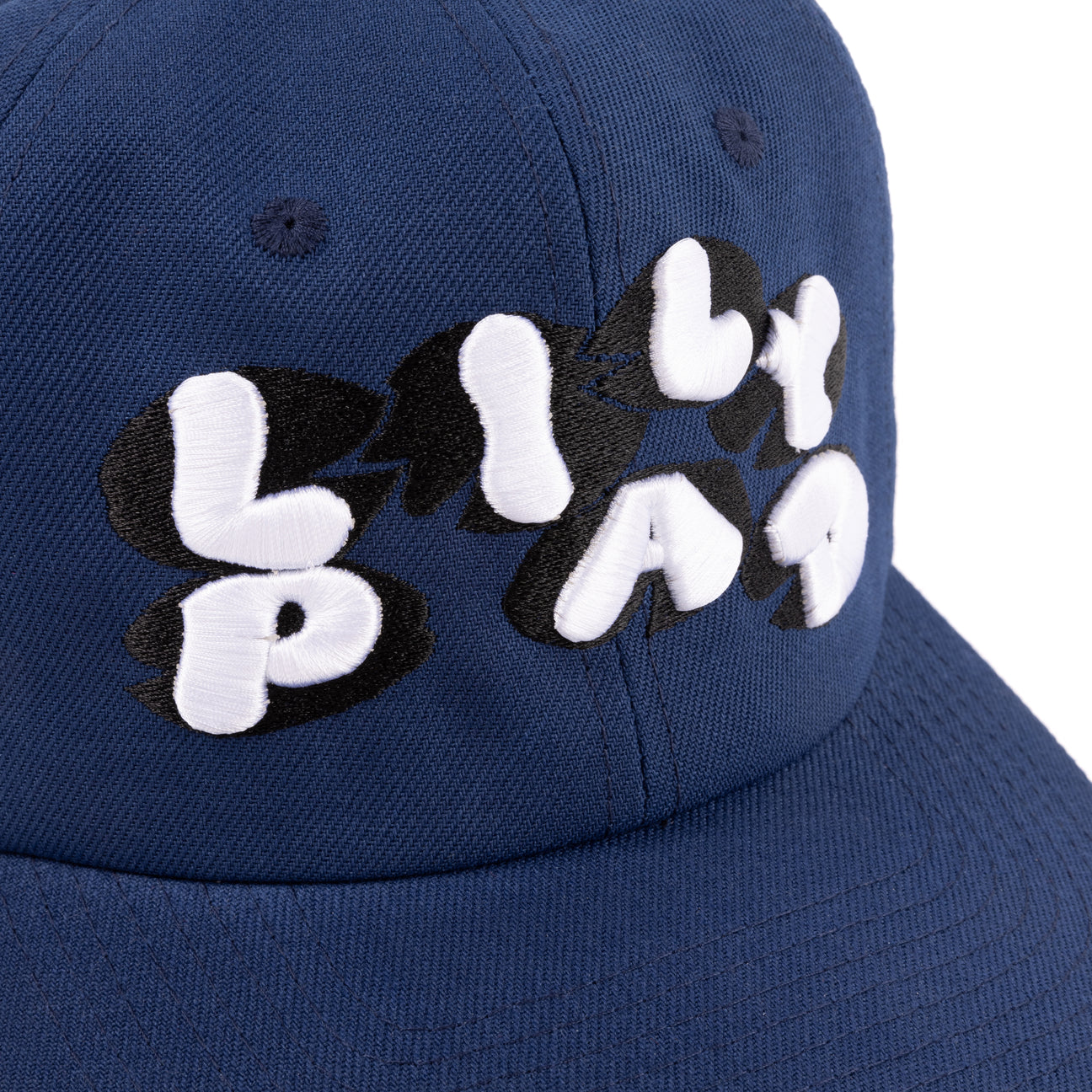 Casquette 6 Panneaux Non Structurée - Bleu Marine/Noir