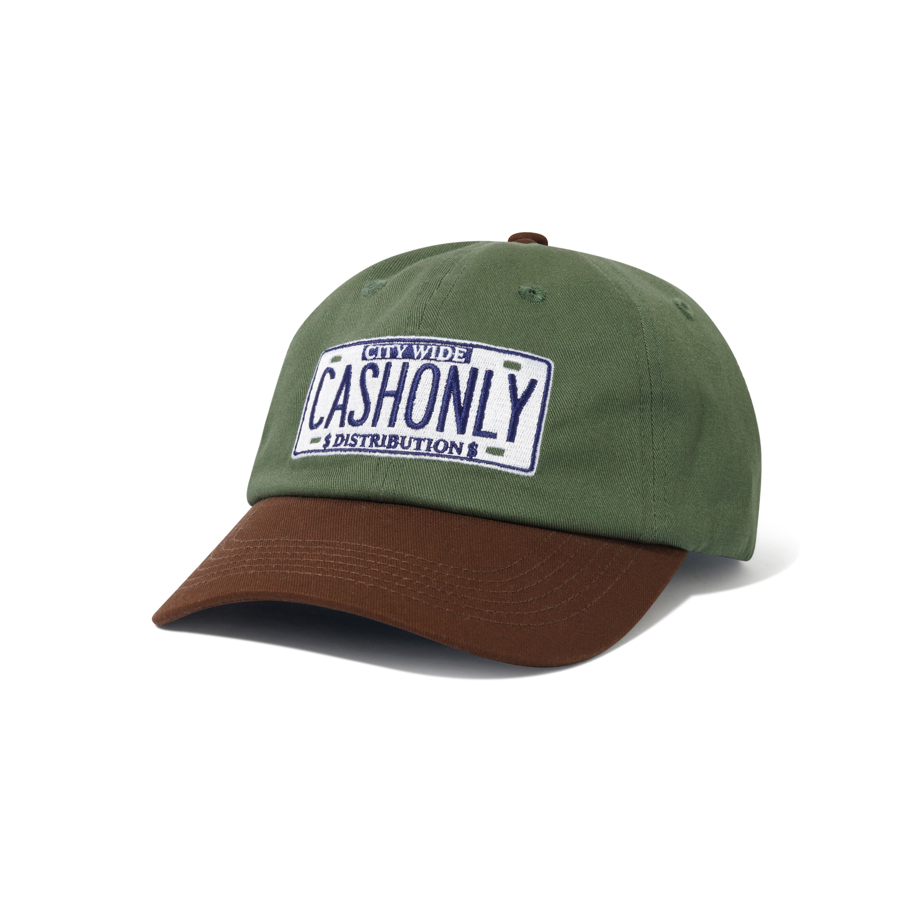 License Plate Casquette 6 Panneaux - Sauge
