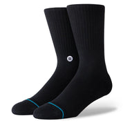 Icon Crew Socks 3 Pack - Black