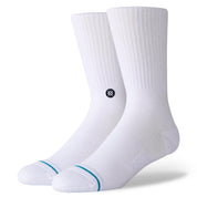 Icon Crew Socks - White
