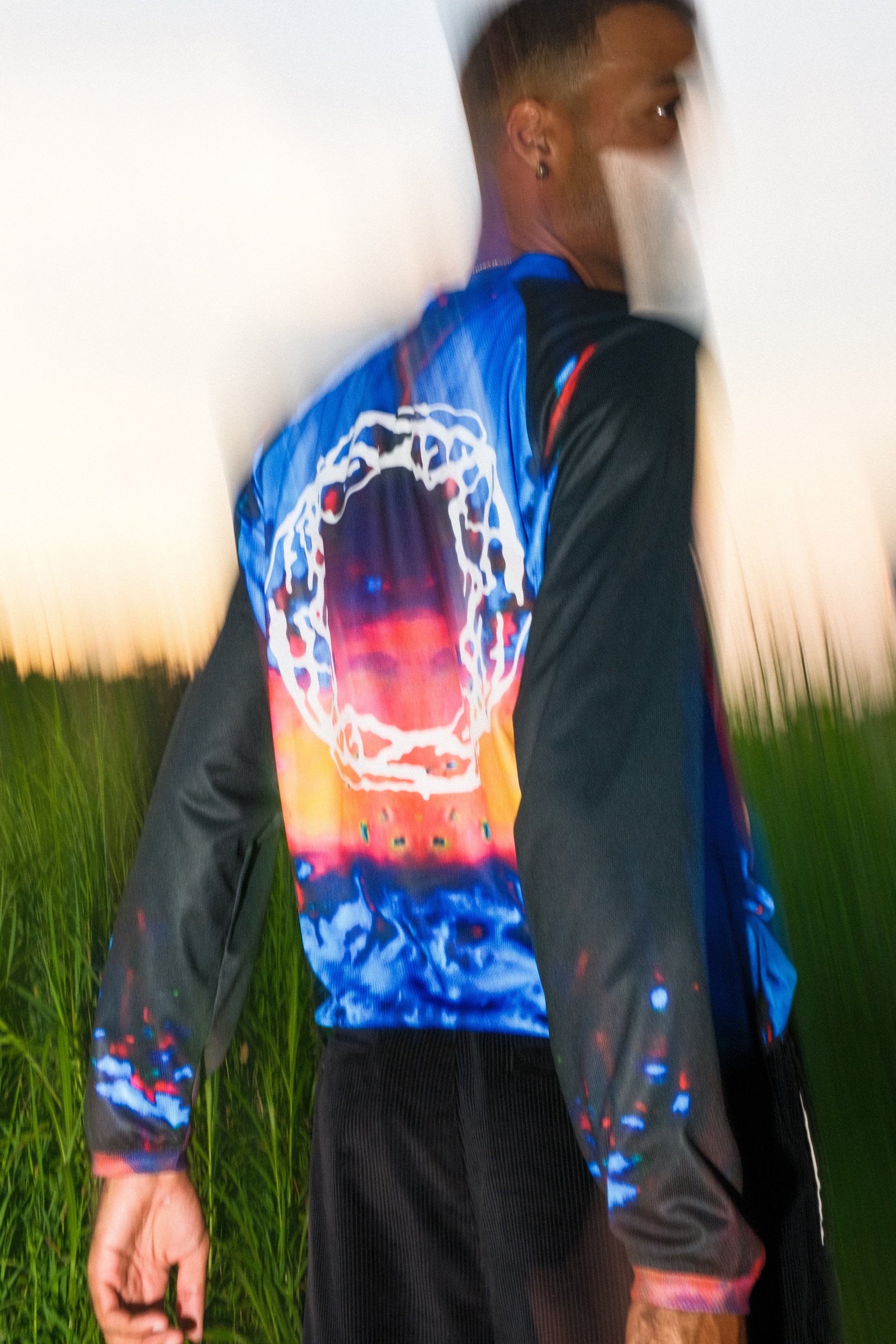 Gasser Moto Jersey - Electric Blue