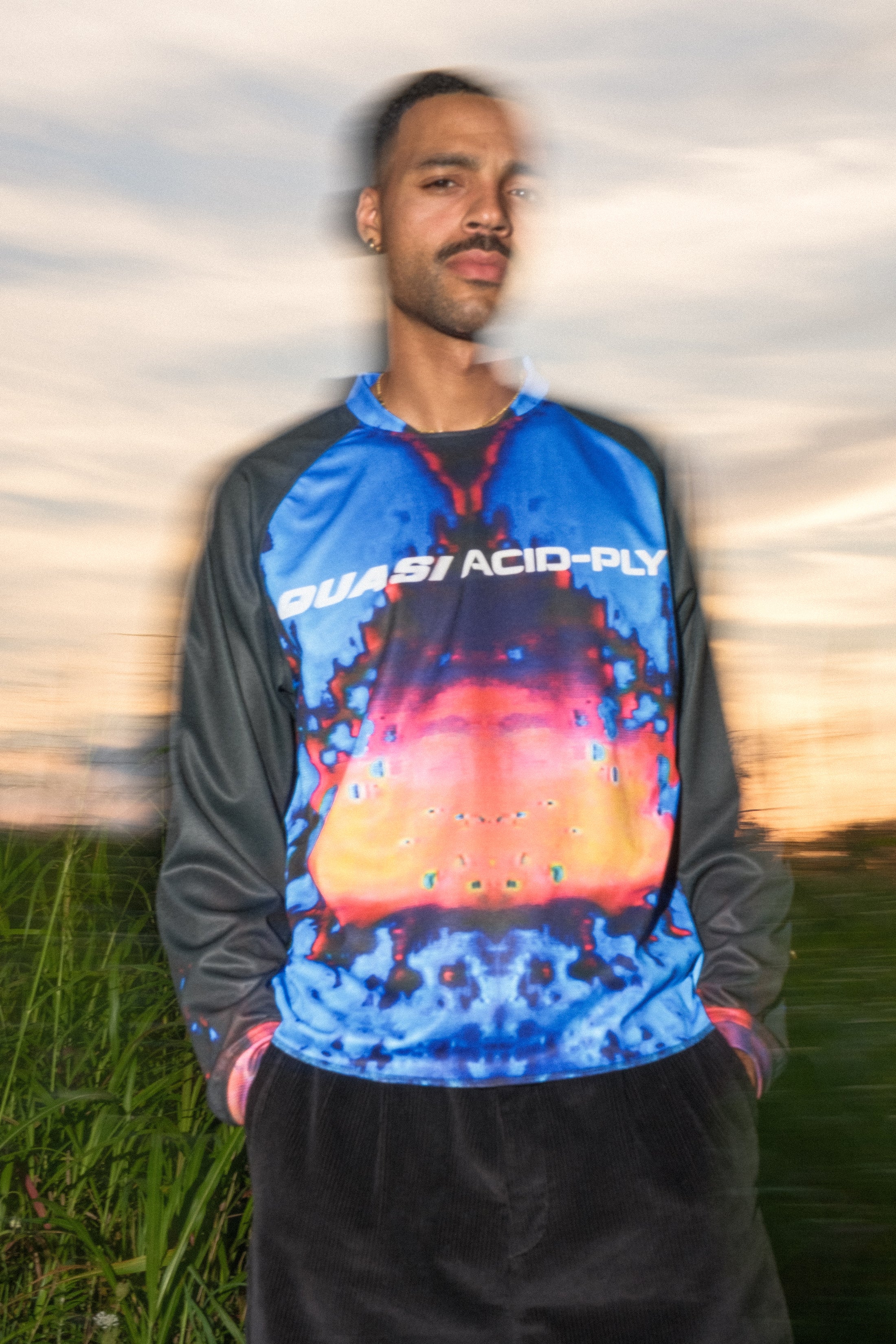Gasser Moto Jersey - Electric Blue