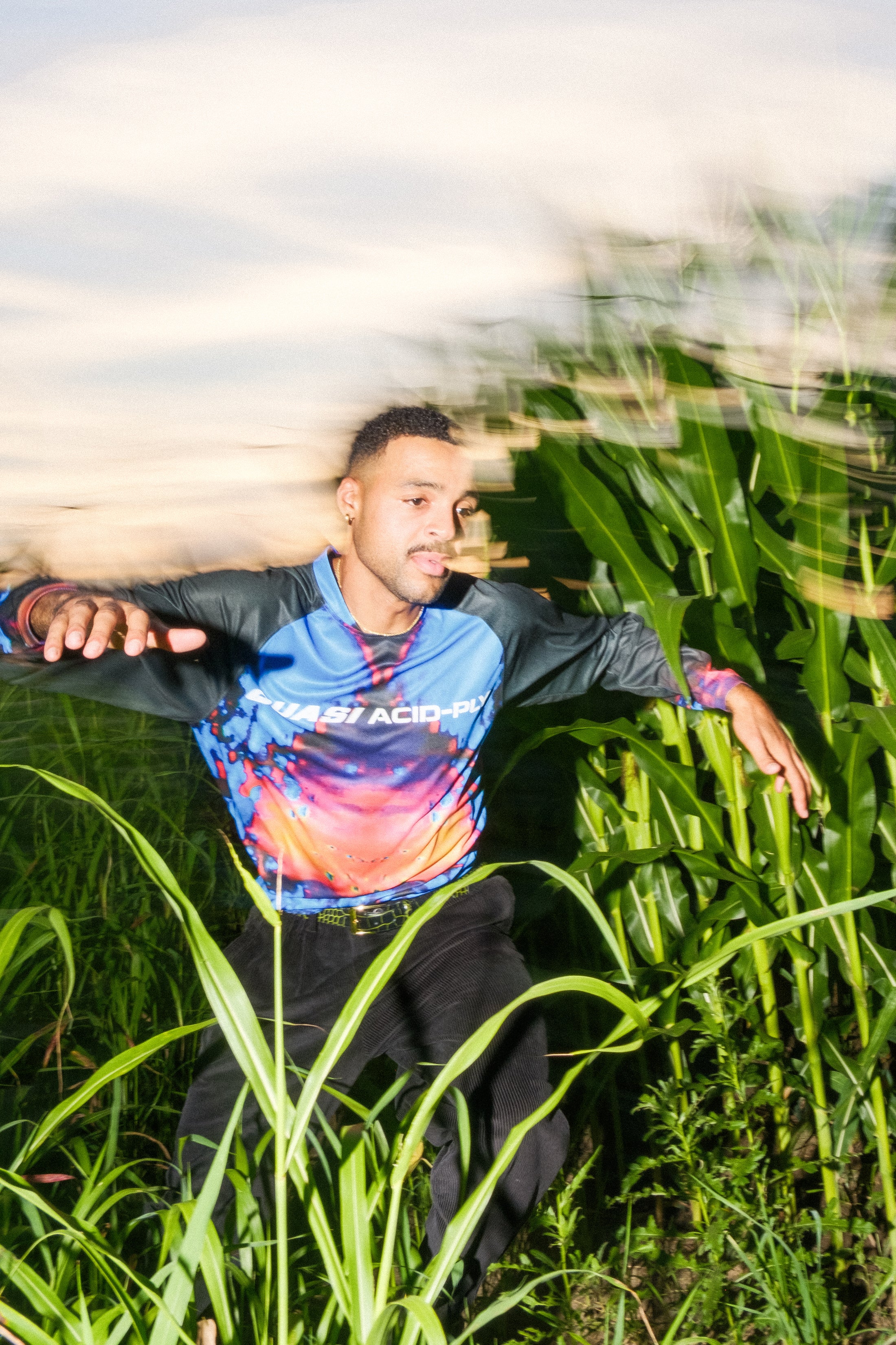 Gasser Moto Jersey - Electric Blue
