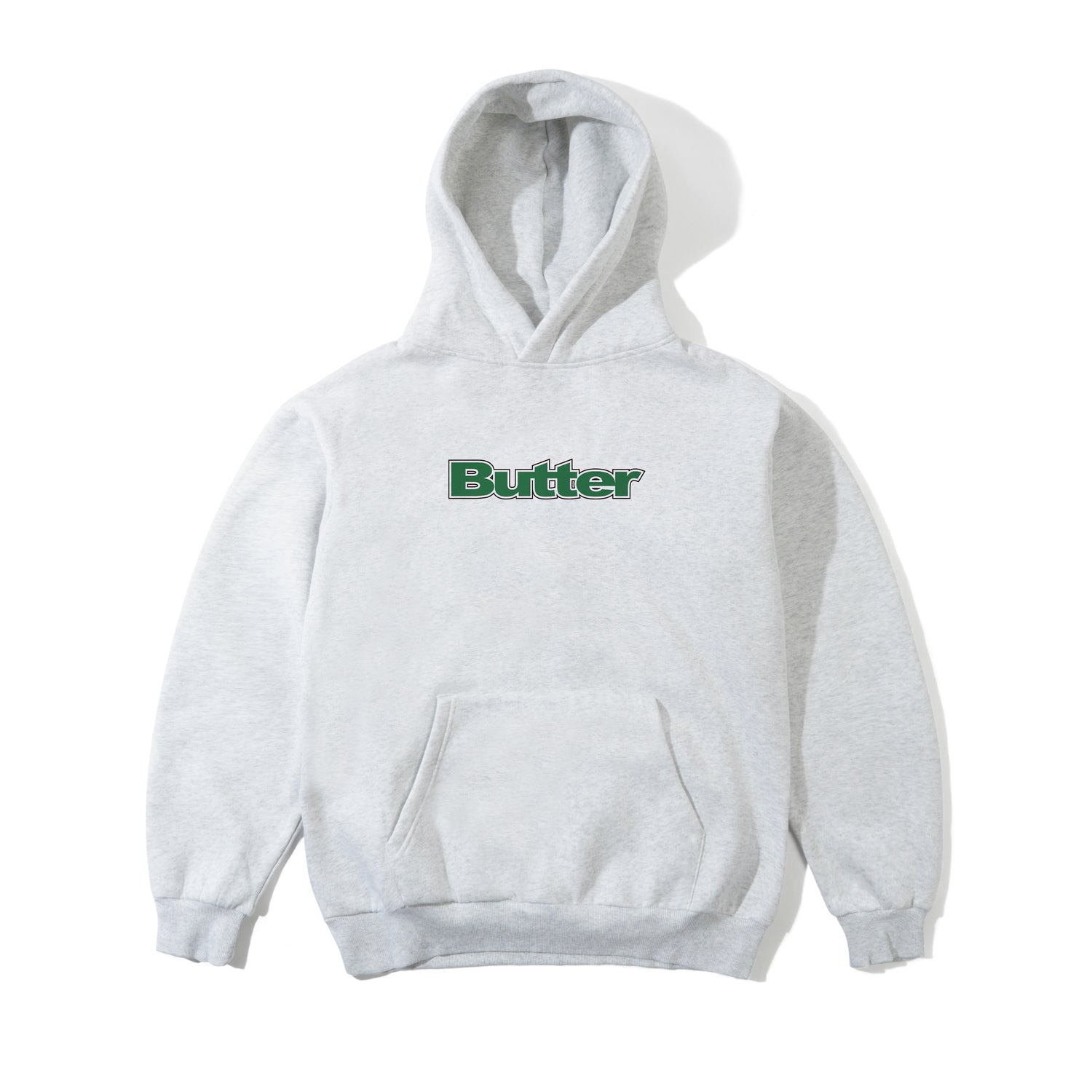 Outline Logo Sweat à Capuche - Gris Cendré