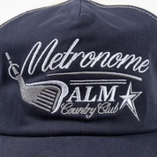 Casquette Snapback 5 Panneaux Palm Isle x Metronome - Marine/Crème