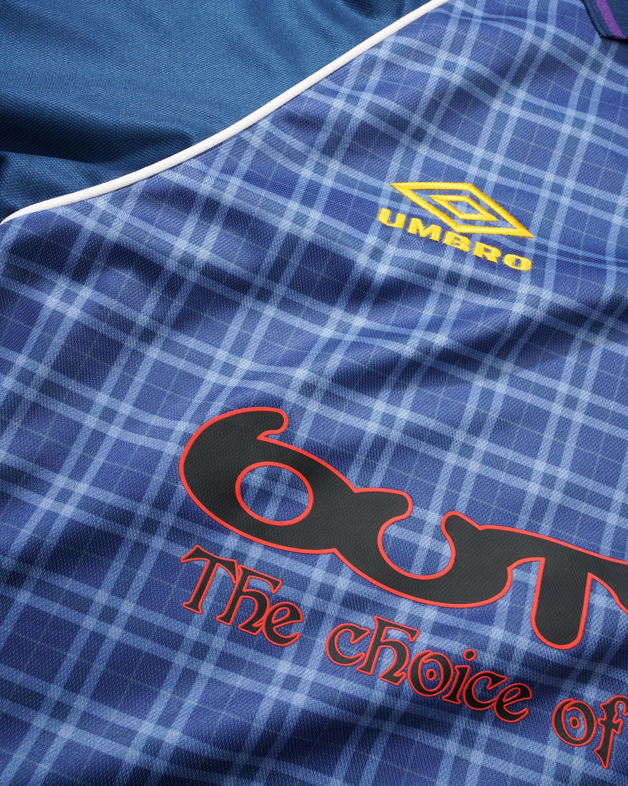 Plaid Jersey - Navy/Slate