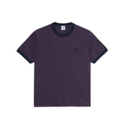 Ringer Tee - Dark Violet/Navy