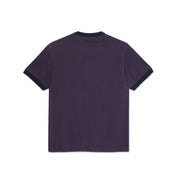 Ringer Tee - Dark Violet/Navy