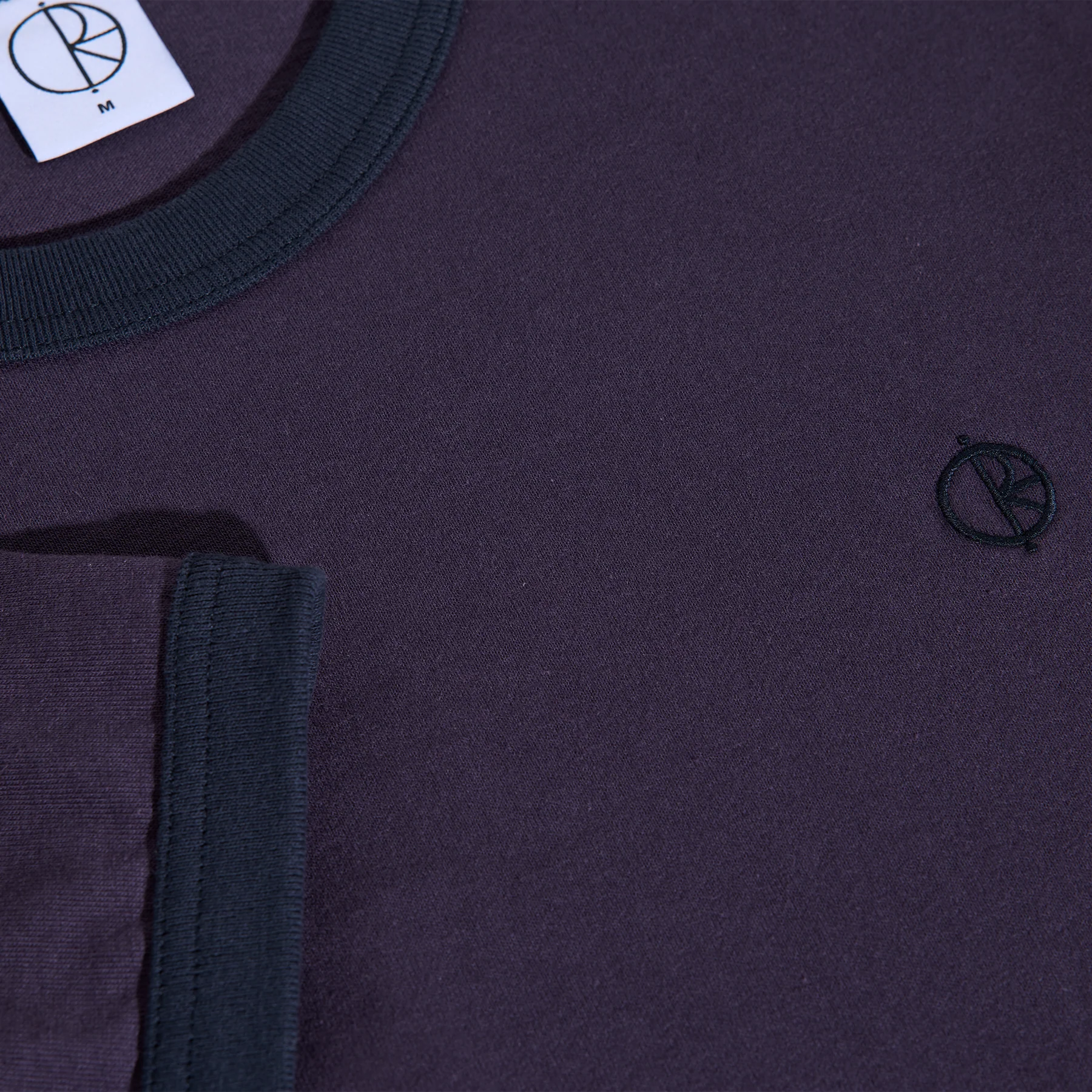 Ringer Tee - Dark Violet/Navy
