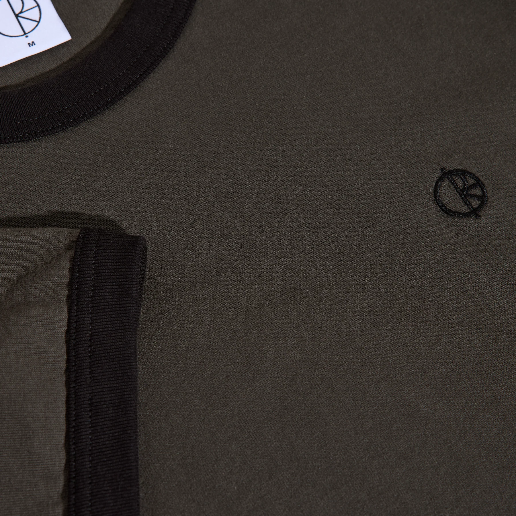 Ringer T-Shirt - Noir Salissant/Noir