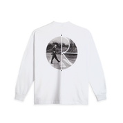 Fill Logo LS Tee | Klez Crossing - White