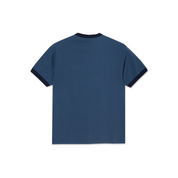 Ringer Tee - Grey Blue/Dark Blue