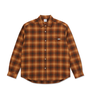 Mitchell LS Shirt | Shadow Check - Caramel