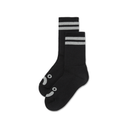 Chaussettes Côtelées | Happy Sad - Noir/Gris Chiné