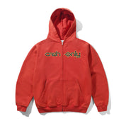 Protocol Zip-Thru Hood - Washed Red